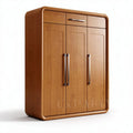 Wooden storage cabinet with three doors and modern design 80 x 50 x 120cm
